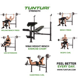 Panca Olimpica Tunturi WB60 Olympic Width Weight Bench Art.17TSWB6000