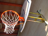 Impianto minibasket/basket, fisso a parete, sbalzo 60cm, regolabile, tabellone 112x73cm Codice: 4263