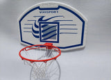 Mezzo impianto minibasket/basket, fisso a parete, sbalzo 33cm, tabellone 112x73cm. Art. 4268