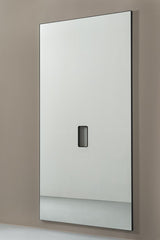 Specchio Da Parete Antinfortunistico Amadeus 200x100 Liscio Silver Frame