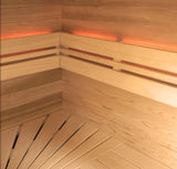 Sauna A Vapore Finlandese Tradizionale Eccolo 6 Posti Fornello da 4,5 kW e pietre incluse HL-EC04PK