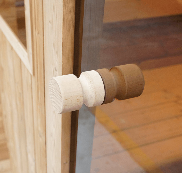 SAUNA ESTERNO BARREL CON IL TETTO-Tradizionale