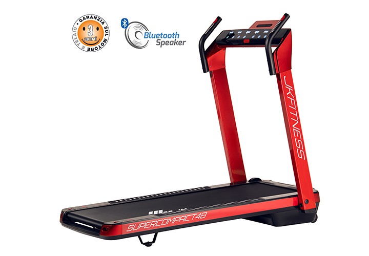 Tapis Roulant Jk Sc48 Supercompact Red 2-3 Hp Dc Continuativi 1-16 Km-h