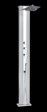 DOCCIA SOLARE IBRIDA FORMIDRA DADA PIU' 40 Litri ANODIZZAZIONE INOX