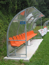 Panchina Struttura Acciaio Zincato Modello Standard Da 1 mt Art 6219