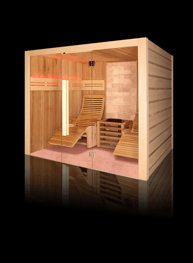 Sauna Alto Stone Tradizionale Vapore Con Muro Pietra HL-EC02S-K prezzo a richiesta