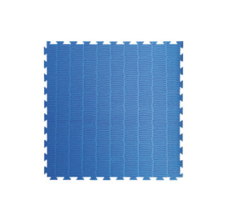 Tatami ad incastro 100X100X4 Con 4 bordi rosso blu Cod MAT04-100
