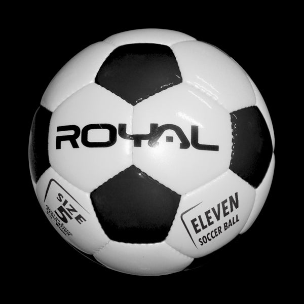 PALLONE CALCETTO ROYAL TROPHY MOD. ELEVEN N°4 BIANCO NERO