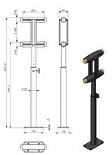 Supporto Danza Dinamica Ballet Giselle Fix Sbarra Fissa A Terra