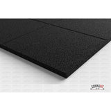 Pavimentazione SQUARE Gomma Fit mattonella antitrauma gomma1x1mt nero