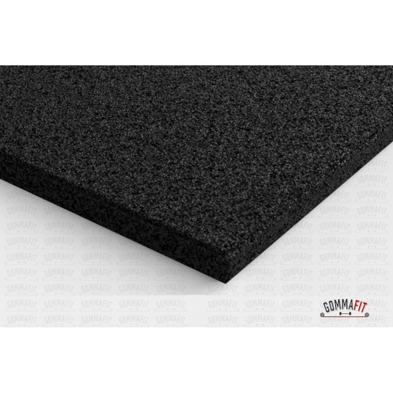 Pavimentazione SQUARE Gomma Fit mattonella antitrauma gomma1x1mt nero