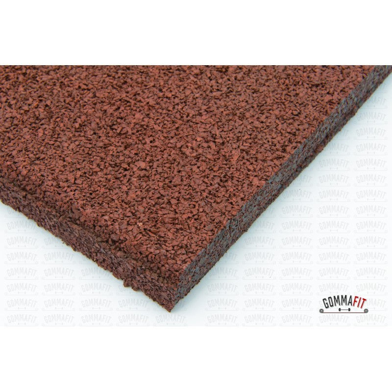 Pavimentazione SQUARE Gomma Fit mattonella antitrauma gomma1x1mt nero