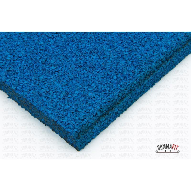 Pavimentazione SQUARE Gomma Fit mattonella antitrauma gomma1x1mt nero
