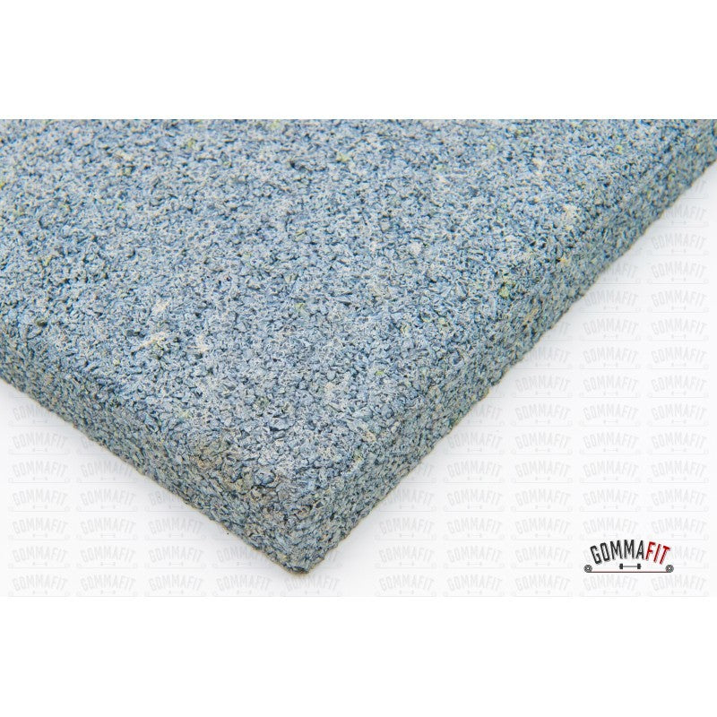 Pavimentazione SQUARE Gomma Fit mattonella antitrauma gomma1x1mt nero