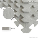 Tatami Puzzle Kit 4 Pezzi W12P-LB 61x61x1,2cm White Wood Quantità minima per la vendita 4 Kit