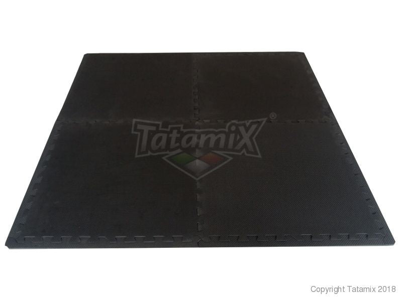 Tatami Fitness EK10B In Eva Nero 61x61x1cm Quantità minima per la vendita 5 Moduli
