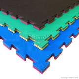 Tatami Karate Eva Modello Aggressive E20X 2cm Blu-Nero Quantità Minima Per La Vendita 8 Moduli