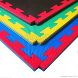 Tatami Karate Eva Modello Aggressive E20X 2cm Blu-Nero Quantità Minima Per La Vendita 8 Moduli