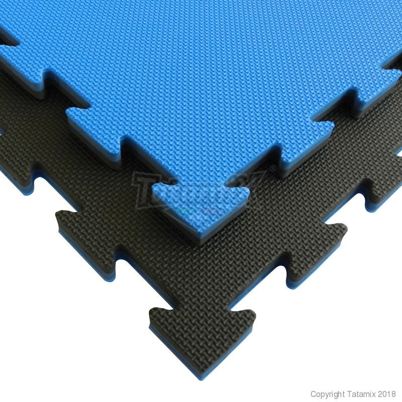 Tatami Karate Eva Modello Aggressive E20X 2cm Blu-Nero Quantità Minima Per La Vendita 8 Moduli