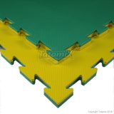 Tatami Karate Eva Modello Aggressive E20X 2cm Giallo-Verde Quantità Minima Per La Vendita 8 Moduli