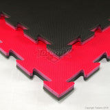 Tatami Karate Eva Modello Aggressive E20X 2cm Rosso-Nero Quantità Minima Per La Vendita 8 Moduli