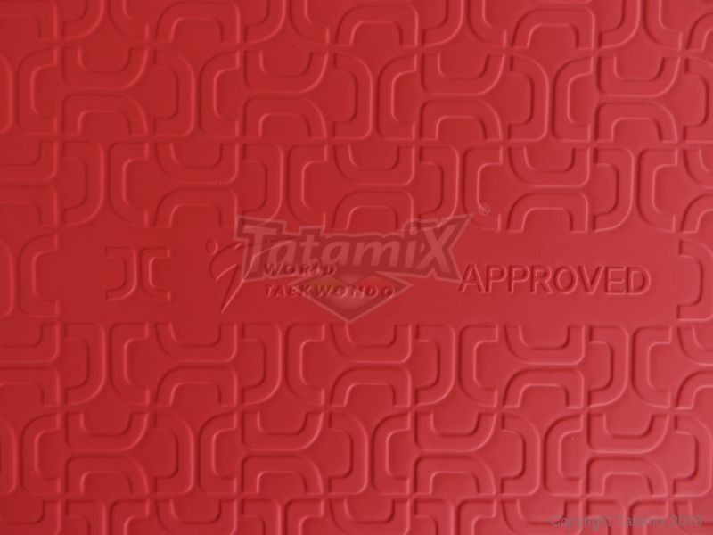 Tatami In Eva 100x100x2,5cm OTK25J Ottagono Approvato WT Rosso-blu Kit 8 Pezzi