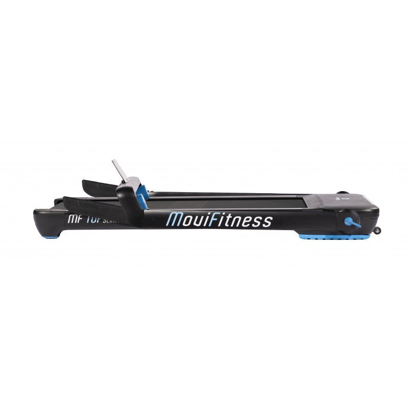 Tapis Roulant Movi Fitness Mf Top Slim pre-assemblato richiudibile a scomparsa Bluetooth per app Zwift* + USB