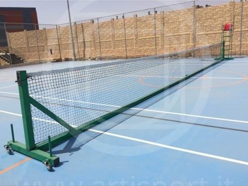 Impianto tennis trasportabile Art. T781-2  rete esclusa