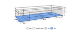 Rete Padel T046 Personalizzata VS Logo tipo Pesante Dimensioni: 10 x 0.92 mt