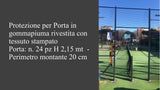 Protezioni campi Padel Antinfortunistiche set completo per un campo