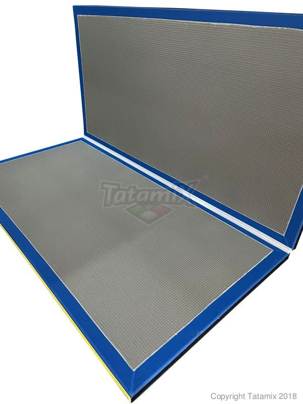 Tatami Pieghevole PV40 200x200x4cm PU+PE PVC Blu