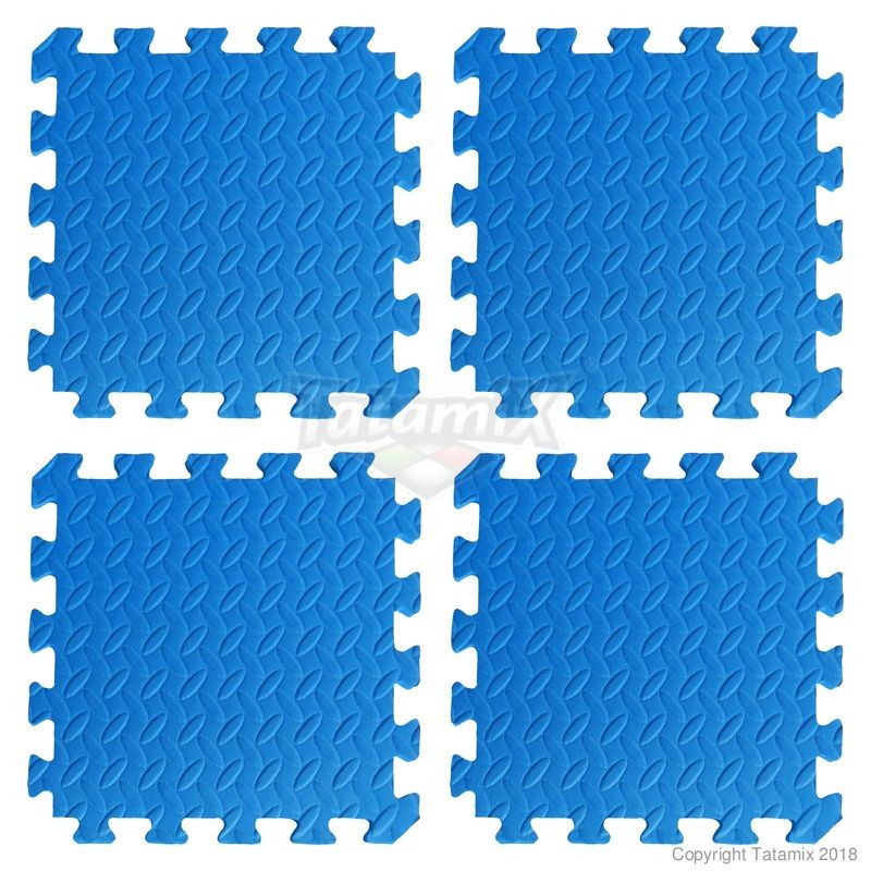 Tatami Puzzle EVA Kids Certificati 12+ Scuola 30x30x1cm MI30J Blu Quantità Minima Per La Vendita 100 Moduli