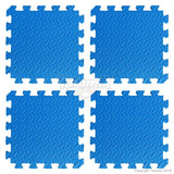 Tatami Puzzle EVA Kids Certificati 12+ Scuola 30x30x1cm MI30J Blu Quantità Minima Per La Vendita 100 Moduli