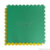 Tatami Eva Espansa LC25X Bicolore Giallo-Verde 100x100x2,5cm