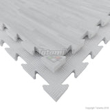 Tatami Eva Effetto Simil Legno 100x100x2cm Bianco-Bianco W20P-LB Quantità Minima Per La Vendita 6 Moduli