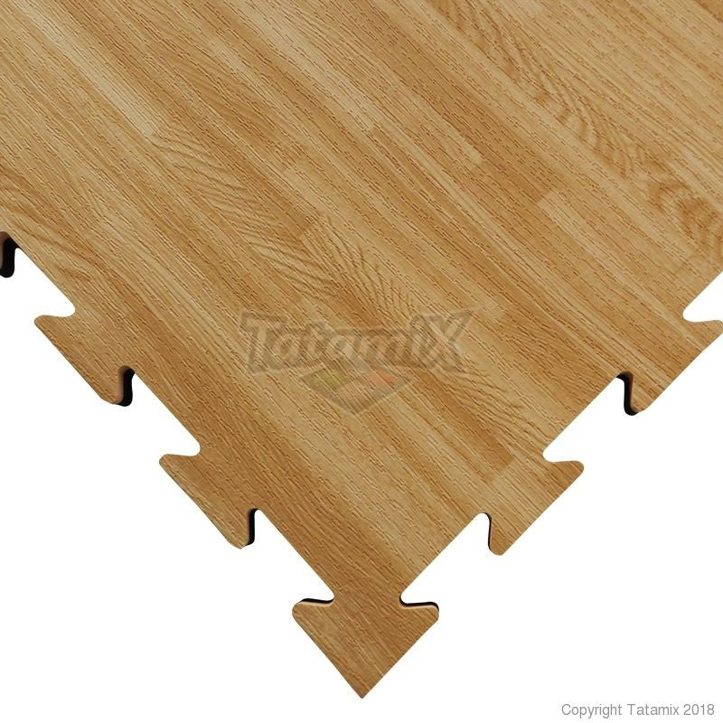 Tatami Eva Effetto Simil Legno 100x100x2cm Bianco-Bianco W20P-LB Quantità Minima Per La Vendita 6 Moduli