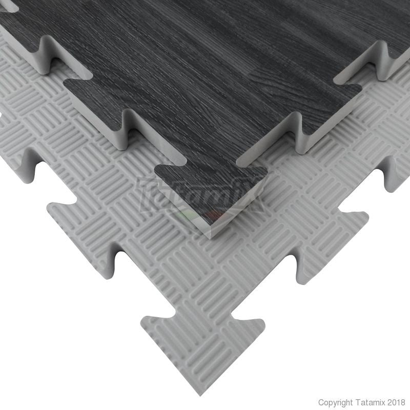 Tatami Eva Effetto Simil Legno 100x100x2cm Bianco-Bianco W20P-LB Quantità Minima Per La Vendita 6 Moduli