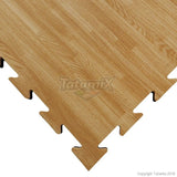 Tatami Eva Effetto Simil Legno 100x100x2cm Marrone-Nero W20P-LM Quantità Minima Per La Vendita 6 Moduli