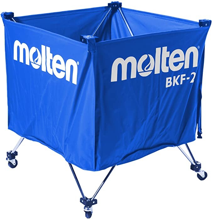 Carrello Portapalloni Molten BKF-2 67x67x54cm h 75cm Blu