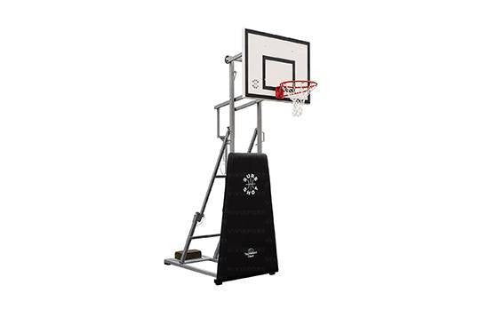 Mezzo impianto basket minibasket da 210 a 305cm Tabellone 110x90 mod. Streetball, pieghevole art 4223