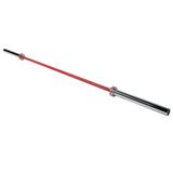 Bilanciere Olimpionico 220 cm - carico max 320 Kg Rosso - molle incluse BOD220-R