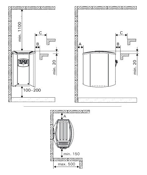 Stufa HARVIA Vega Lux 4.5kW