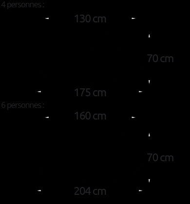 Vasca idromassaggio gonfiabile Montana 4 Posti