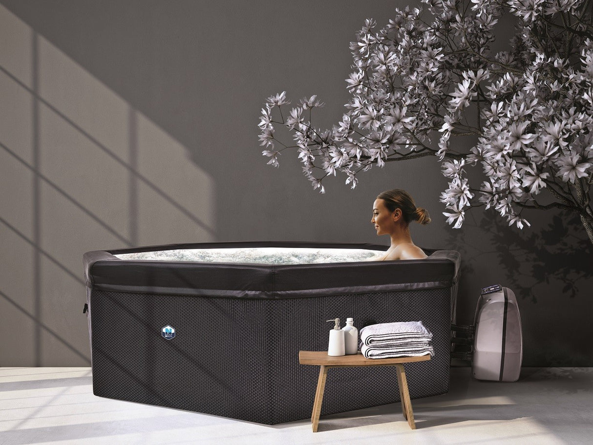 Spa idromassaggio octopus centro benessere 4-6 posti accessori e mobili compresi set da 5 pz