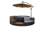 Spa idromassaggio octopus centro benessere 4-6 posti accessori e mobili compresi set da 5 pz