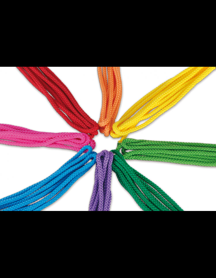 Funicella di cotone colorato, piombata, per ginnastica ritmica S01216