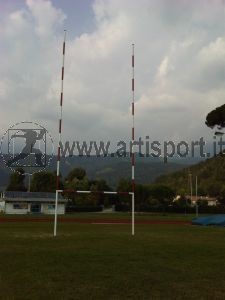 Coppia porte rugby Art. SPER mt. 5,50 fuori terra