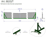 Impianto tennis trasportabile Gamma Art. 8820/T