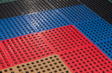 PEDANE DOCCIA POGGIAPIEDI PVC CM 50x50 IMBALLO 10 PZ MOD MART color Rosso