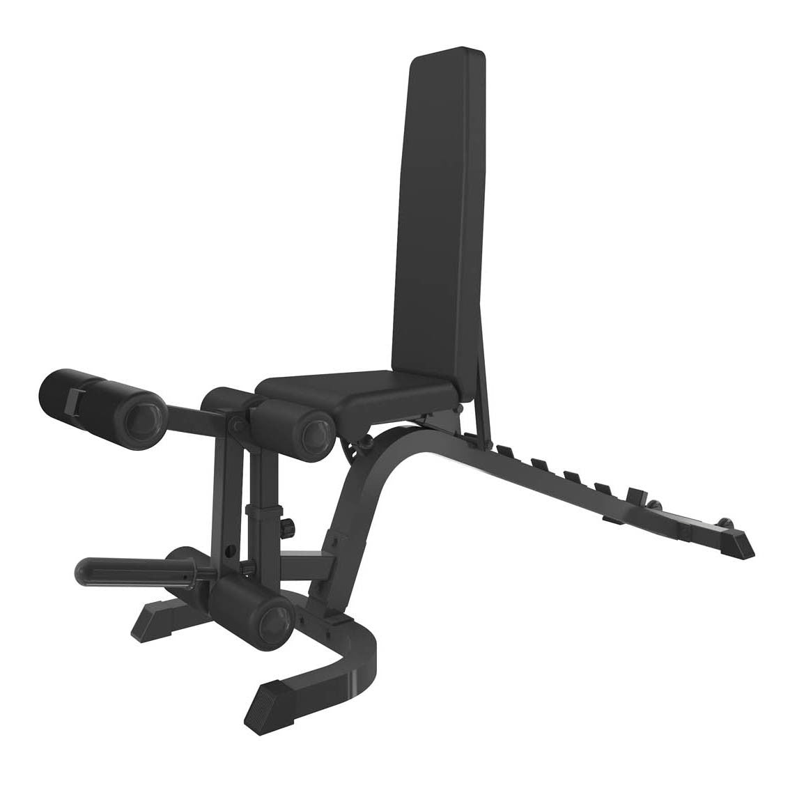 Panca piana e inclinabile multiuso WBX-220 MULTIFIT con leg extension
